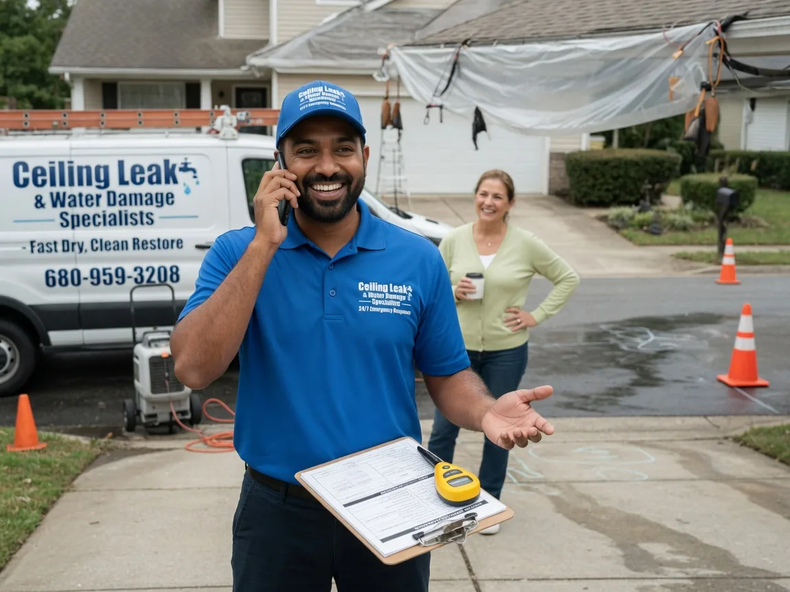 Ceiling Leak Cleanup Cottage Grove, OR FAQs